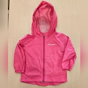 Toddler girl Columbia wind breaker
